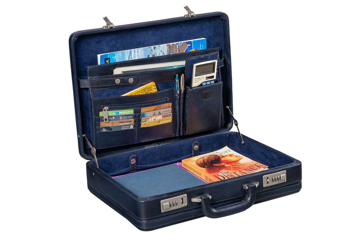 Genuine Leather 25 L Briefcase For Men Use For Office|Business|Travel