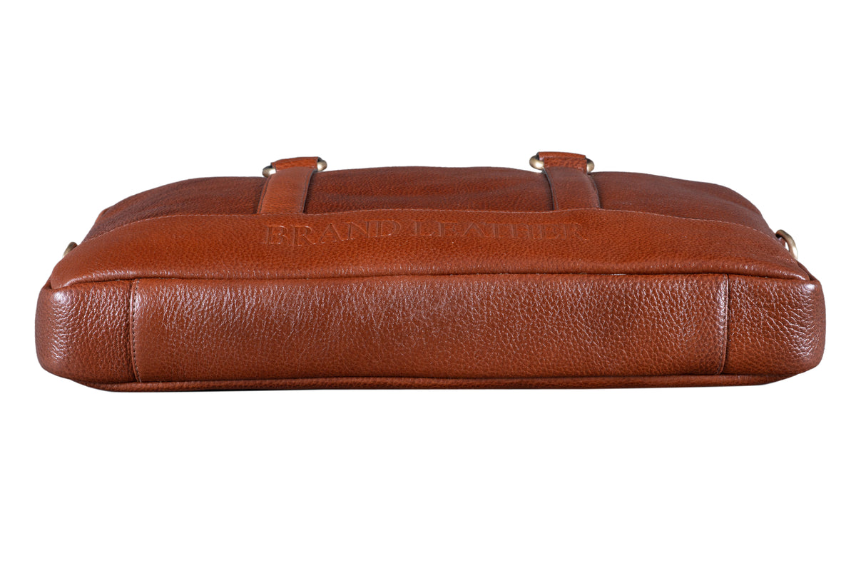 BRAND LEATHER GENUINE LEATHER Laptop Shoulder Messenger Bag Case Sleeve for 13 13.3 14 14.1" Inch Notebook/Chromebook