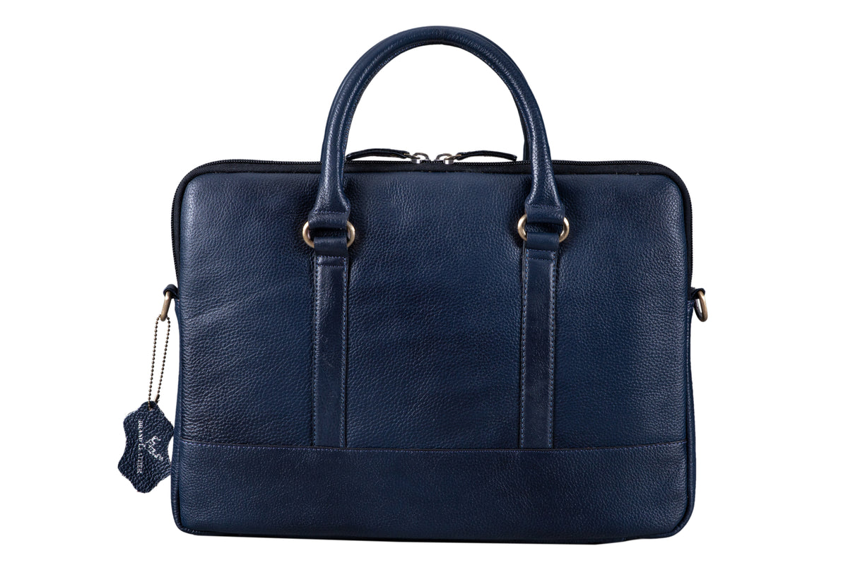 BRAND LEATHER GENUINE LEATHER Laptop Shoulder Messenger Bag Case Sleeve for 13 13.3 14 14.1" Inch Notebook/Chromebook