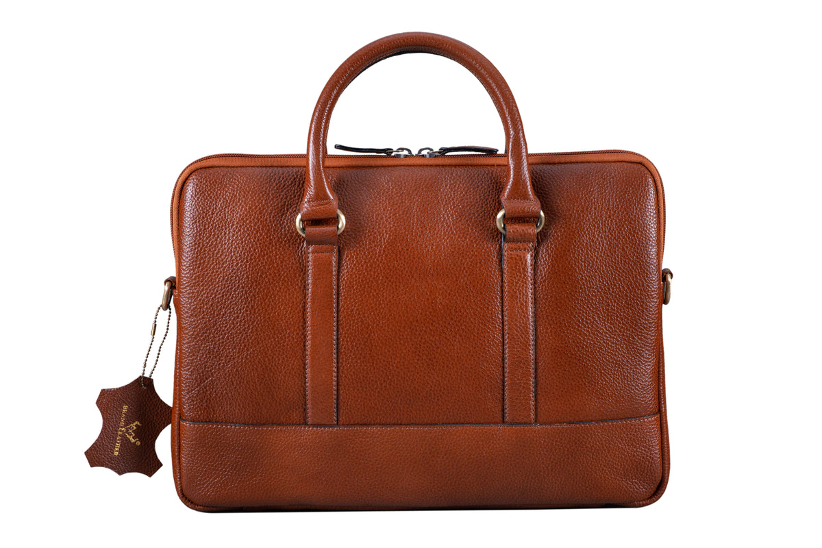 BRAND LEATHER GENUINE LEATHER Laptop Shoulder Messenger Bag Case Sleeve for 13 13.3 14 14.1" Inch Notebook/Chromebook