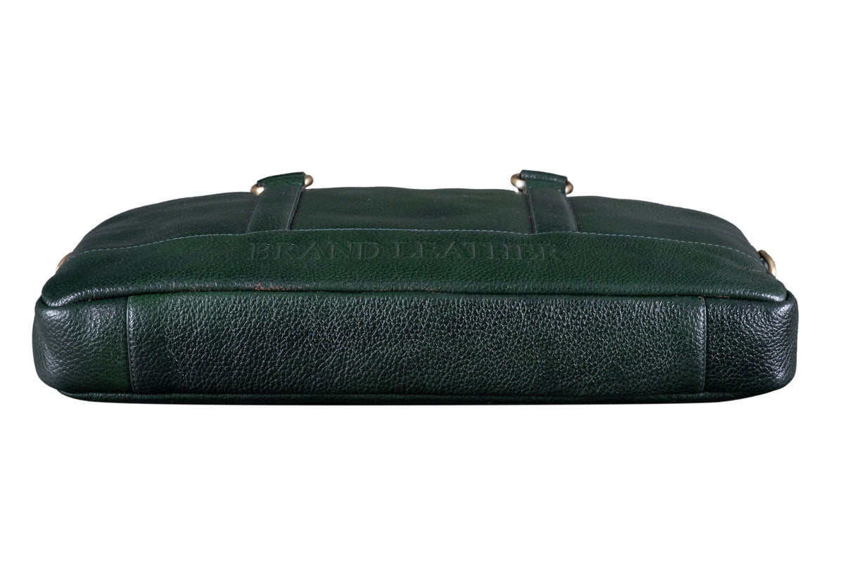 BRAND LEATHER GENUINE LEATHER Laptop Shoulder Messenger Bag Case Sleeve for 13 13.3 14 14.1" Inch Notebook/Chromebook