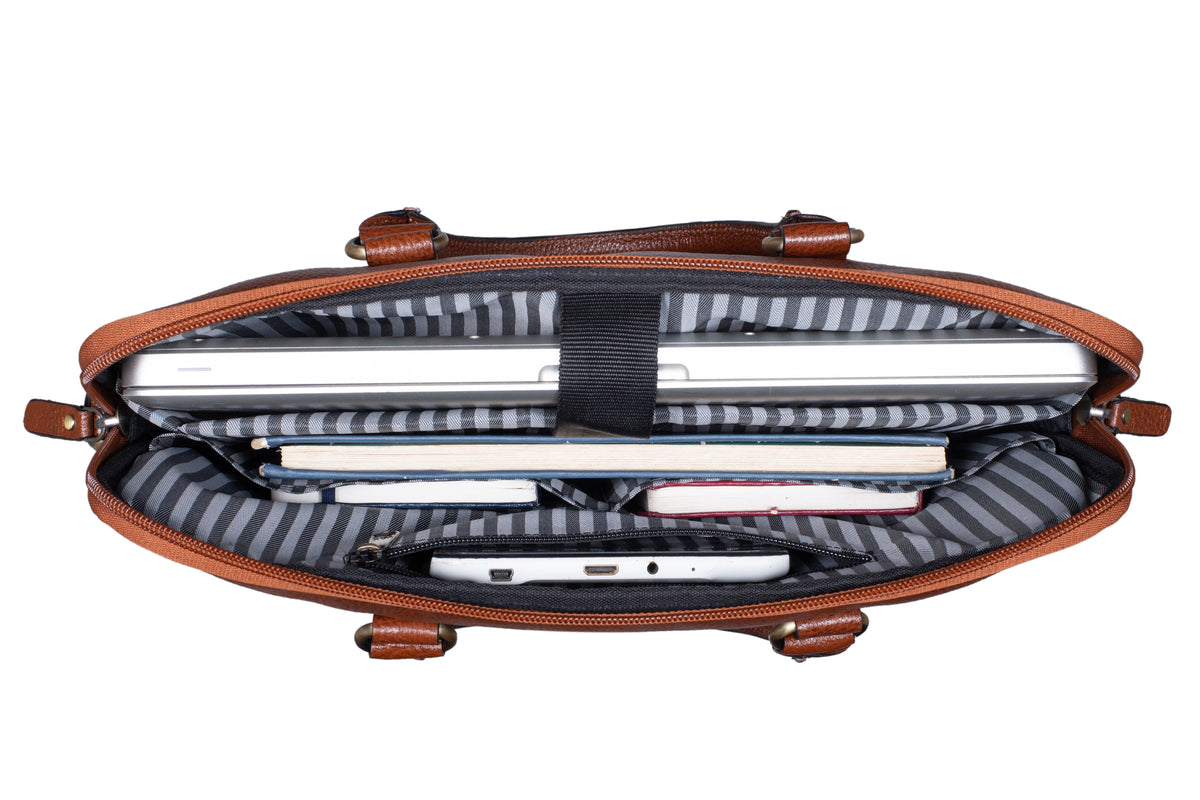 BRAND LEATHER GENUINE LEATHER Laptop Shoulder Messenger Bag Case Sleeve for 13 13.3 14 14.1" Inch Notebook/Chromebook