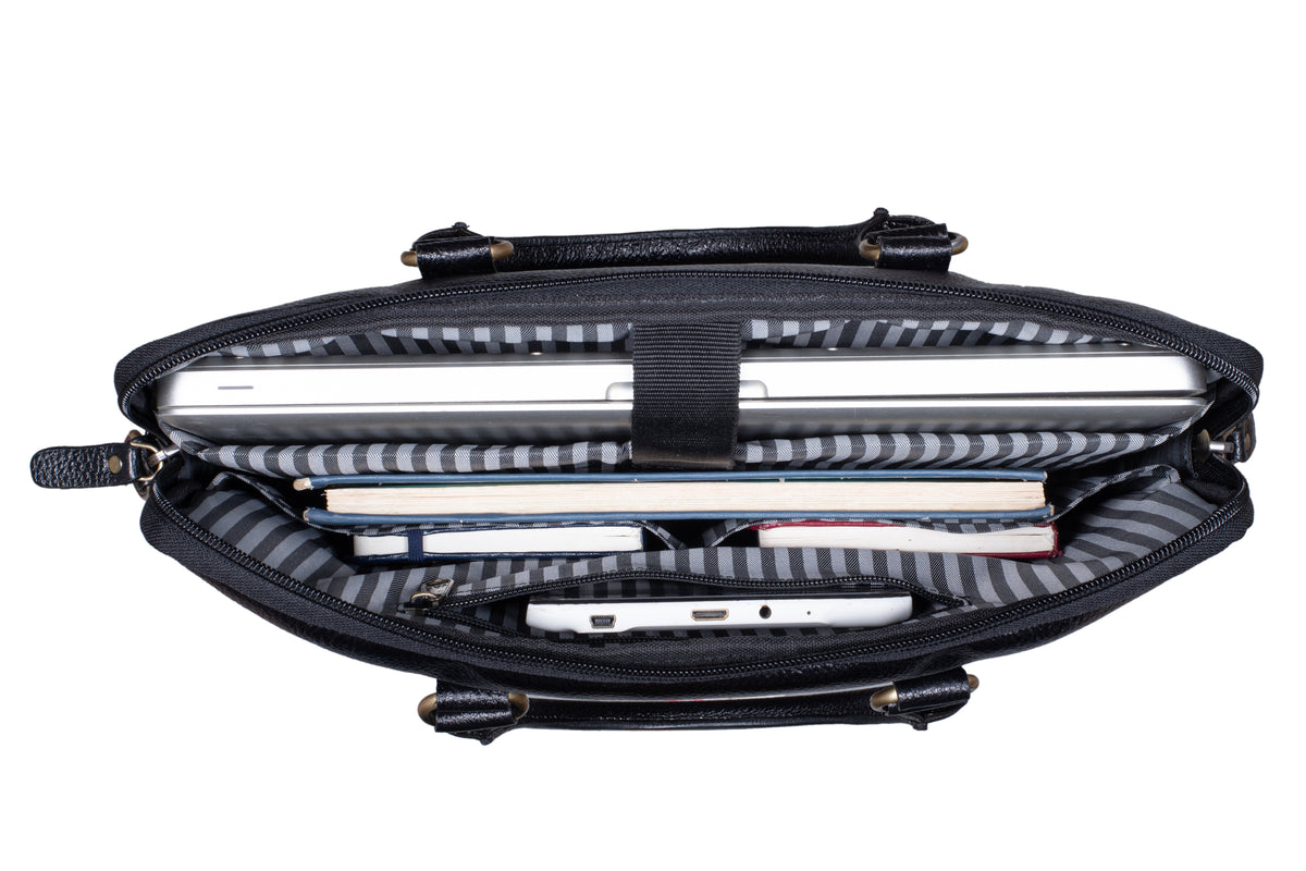 BRAND LEATHER GENUINE LEATHER Laptop Shoulder Messenger Bag Case Sleeve for 13 13.3 14 14.1" Inch Notebook/Chromebook