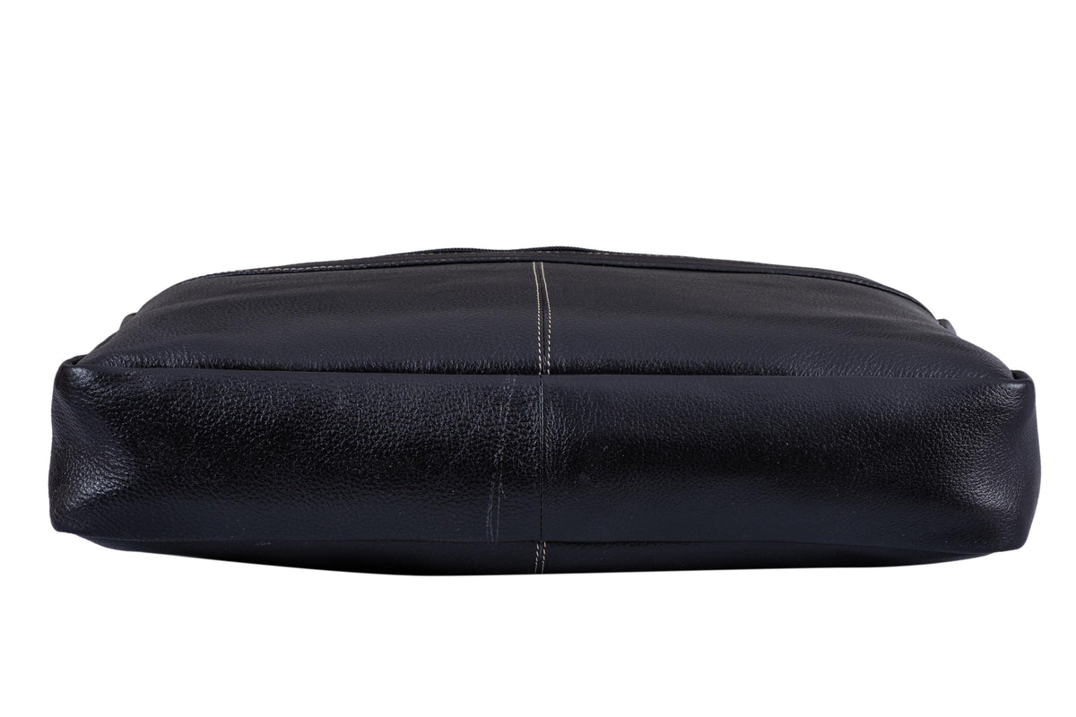 BRAND LEATHER Genuine Leather Laptop Bag for Men/Office Bag for Men |Fits 14|15.6|16 Inch Laptop Bag/MacBook |Leather Bag for Men with Shoulder Straps|Crossbody Laptop Messenger Bag for Men