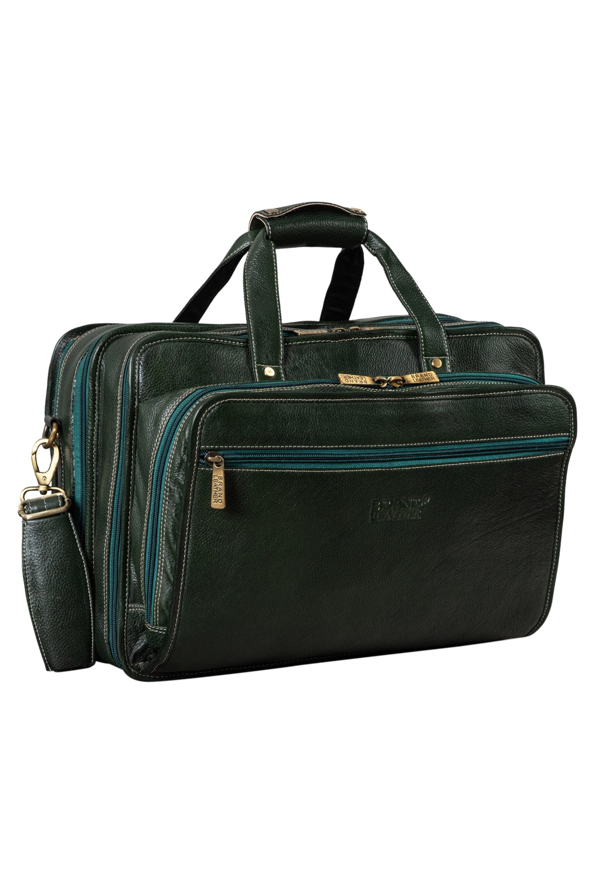 Genuine Leather 16 Inch Full Expandable Laptop Messenger Bag