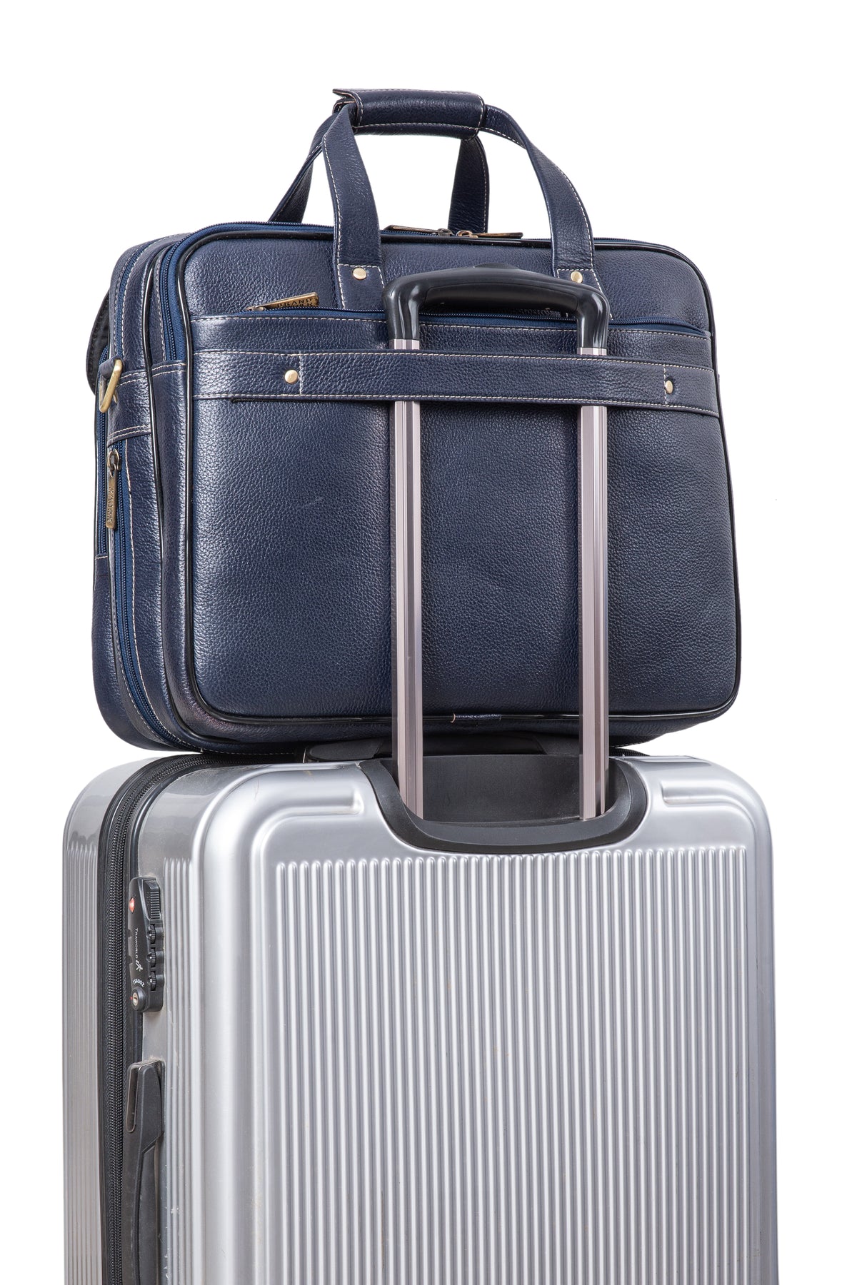 Genuine Leather 16 inch Expandable Laptop Messenger Bag with 360 Days Warranty