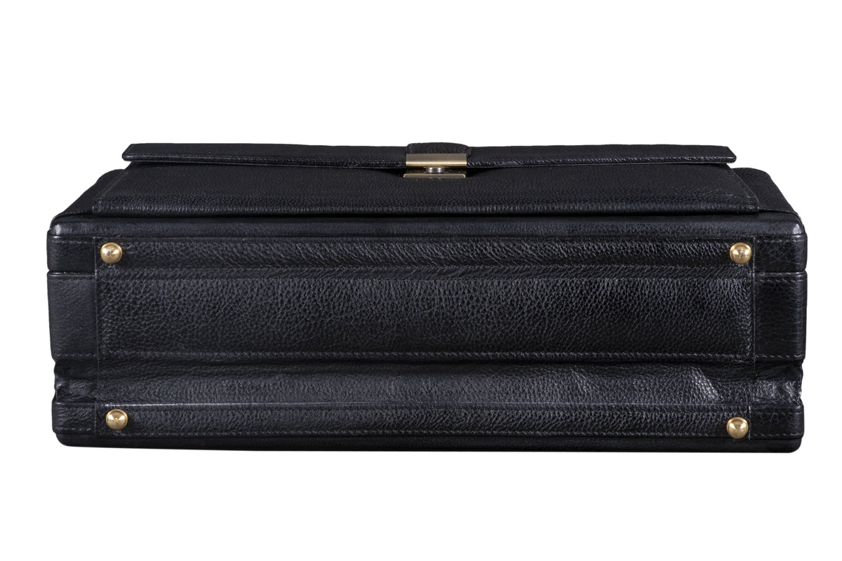 BRAND LEATHER Genuine Leather 20 L, 25 L, 30 L Briefcase For Men Use For Office|Business|Travel