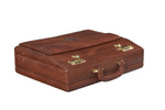 BRAND LEATHER Genuine Leather 20 L, 25 L, 30 L Briefcase For Men Use For Office|Business|Travel