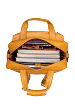 BRAND LEATHER Full Grain Buffalo - Hide Leather Backpack Large Capacity 15/15.6/16/17 Inch Laptop Bag Multi Pockets Travel Daypack