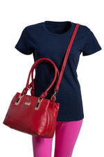 BRAND LEATHER Women Leather Handbag Designer Top Handle Satchel Shoulder Bag Crossbody