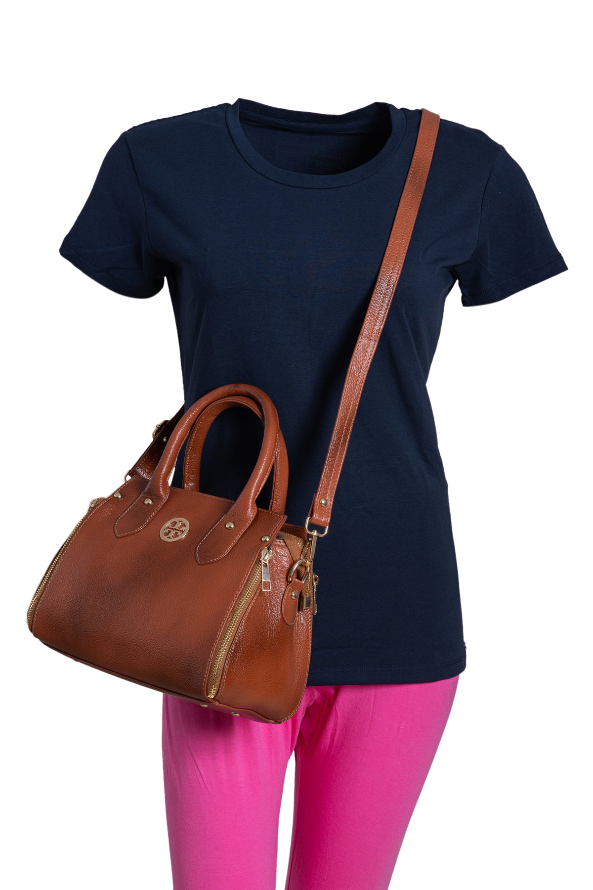 BRAND LEATHER Women Genuine Leather Handbags Tote Office Shoulder Bag Medium Satchel Purse