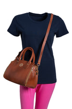 BRAND LEATHER Women Genuine Leather Handbags Tote Office Shoulder Bag Medium Satchel Purse