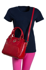 BRAND LEATHER Women's Genuine Leather Handbags Shoulder Bag Top Handle Satchel Designer Ladies Purse Crossbody Bags