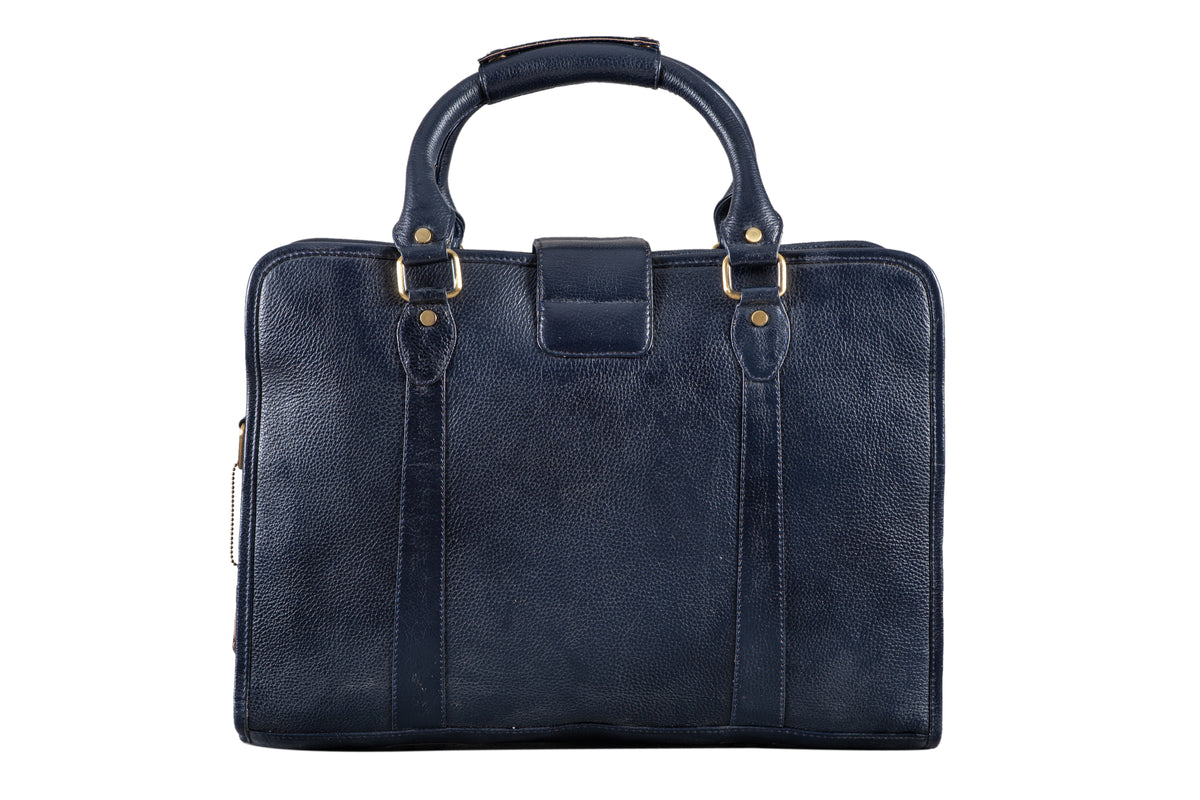 BRAND LEATHER Genuine Leather Laptop Bag for Men - Office Bag, Brown - Fits Up to 14/15.6/16 Inch Laptop/MacBook - Laptop Messenger Bag/Side Shoulder Bag with Adjustable Strap - 1 Year Warranty