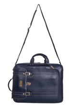 Genuine Leather Convertible Backpack 16 Inch Laptop Messenger Bag Multi-Functional Business Briefcase for Men & Women