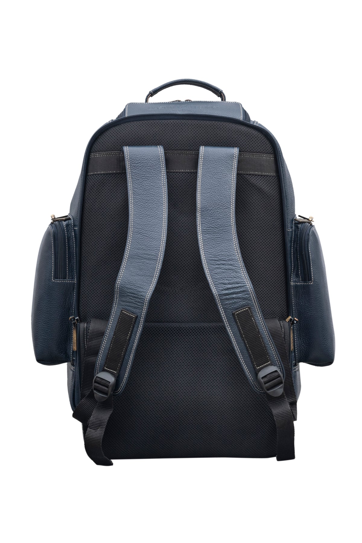 BRAND LEATHER Rolling Backpack Wheeled Laptop Backpack for Travel, Trolley Luggage Suitcase Compact Business Bag Student Laptop Bag for Men Women