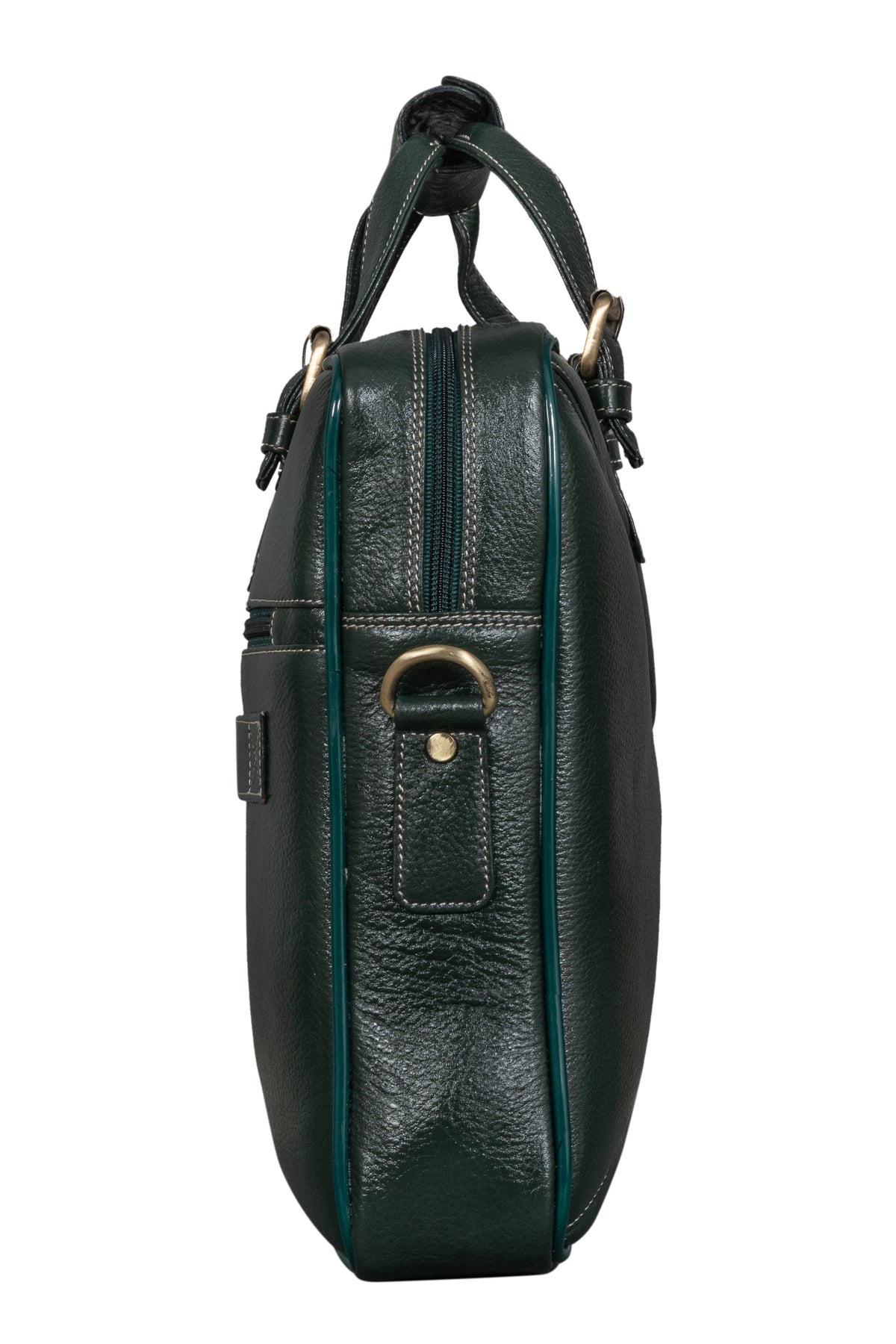 BRAND LEATHER Laptop Bag for Men - Genuine Leather Messenger Bag for Office - Fits up to 16 Inch Laptop -Brown Shoulder Bag with Multiple Compartments - Executive Leather Bag for Work and Travel