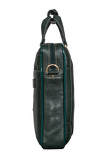 BRAND LEATHER Laptop Bag for Men - Genuine Leather Messenger Bag for Office - Fits up to 16 Inch Laptop -Brown Shoulder Bag with Multiple Compartments - Executive Leather Bag for Work and Travel