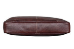 BRAND LEATHER Laptop Bag for Men - Genuine Leather Messenger Bag for Office - Fits up to 16 Inch Laptop -Brown Shoulder Bag with Multiple Compartments - Executive Leather Bag for Work and Travel