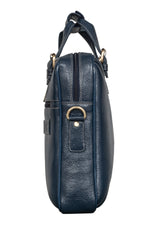 BRAND LEATHER Laptop Bag for Men - Genuine Leather Messenger Bag for Office - Fits up to 16 Inch Laptop -Brown Shoulder Bag with Multiple Compartments - Executive Leather Bag for Work and Travel