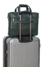 BRAND LEATHER Genuine Leather Laptop Bag for Men - Office Bag, Brown - Fits Up to 14/15.6/16 Inch Laptop/MacBook - Laptop Messenger Bag/Side Shoulder Bag with Adjustable Strap - 1 Year Warranty