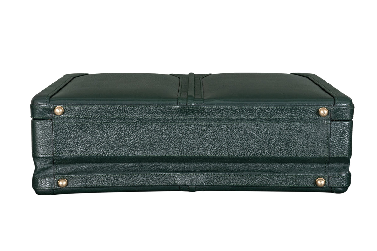 BRAND LEATHER Genuine Leather 20 L, 25 L, 30 L Briefcase For Men Use For Office|Business|Travel