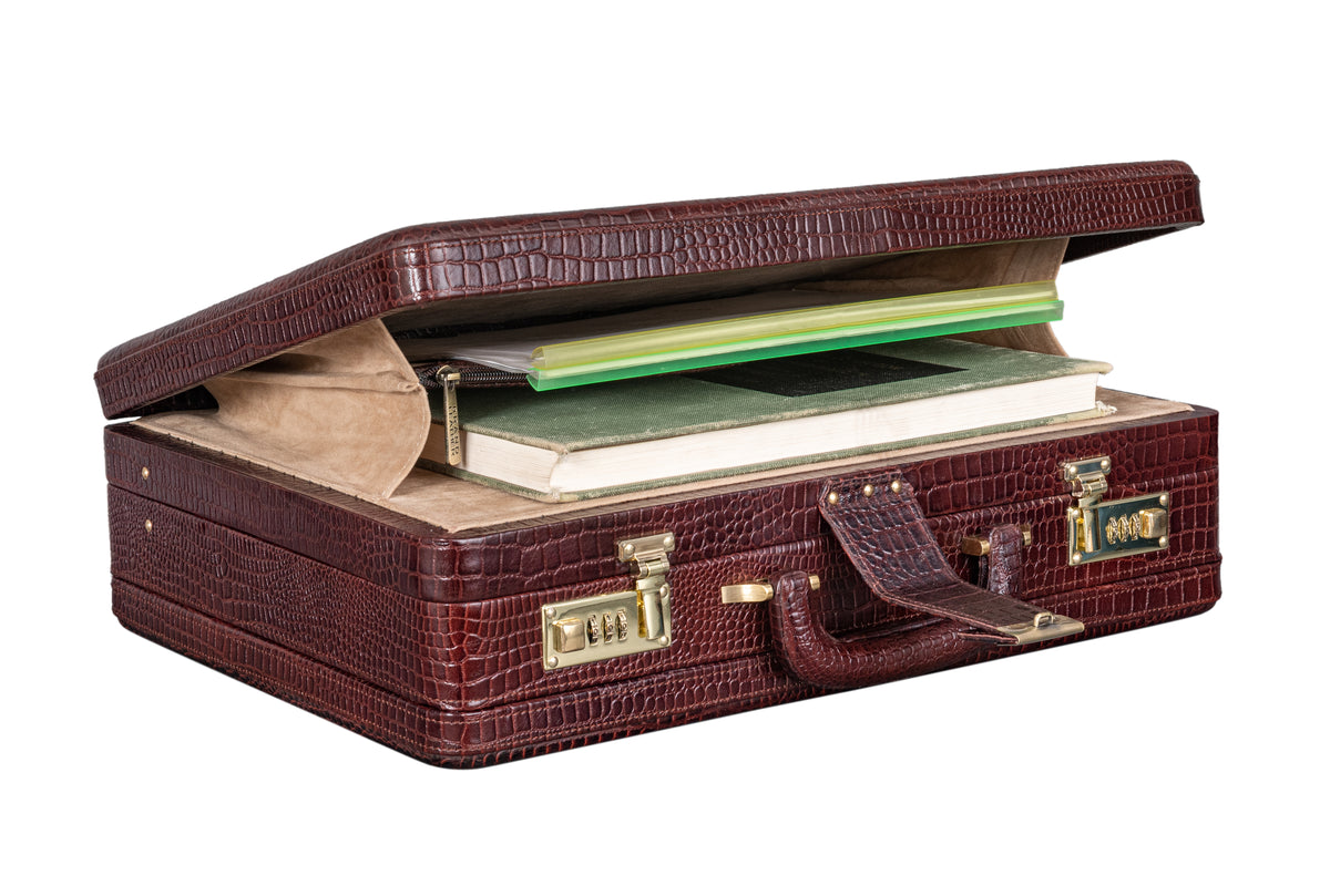 BRAND LEATHER Genuine Leather, 30 L, 35 L Extra Large Briefcase For Men Use For Office|Business|Travel