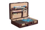 BRAND LEATHER Genuine Leather, 30 L, 35 L Extra Large Briefcase For Men Use For Office|Business|Travel