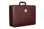 BRAND LEATHER Genuine Leather, 30 L, 35 L Extra Large Briefcase For Men Use For Office|Business|Travel