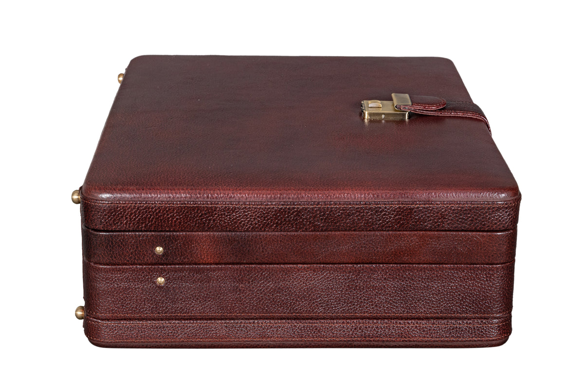 BRAND LEATHER Genuine Leather, 30 L, 35 L Extra Large Briefcase For Men Use For Office|Business|Travel