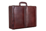 BRAND LEATHER Genuine Leather 20 L, 25 L, 30 L Briefcase For Men Use For Office|Business|Travel