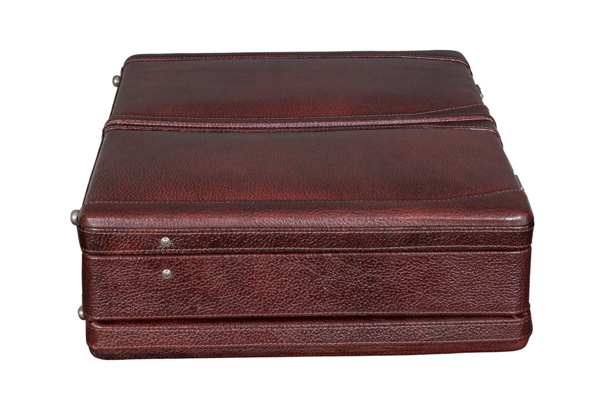 BRAND LEATHER Genuine Leather 20 L, 25 L, 30 L Briefcase For Men Use For Office|Business|Travel