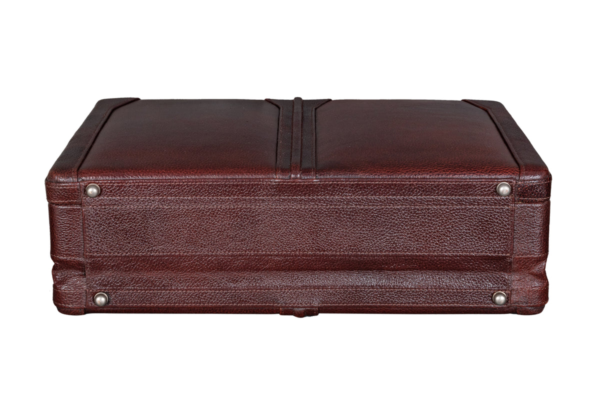 BRAND LEATHER Genuine Leather 20 L, 25 L, 30 L Briefcase For Men Use For Office|Business|Travel