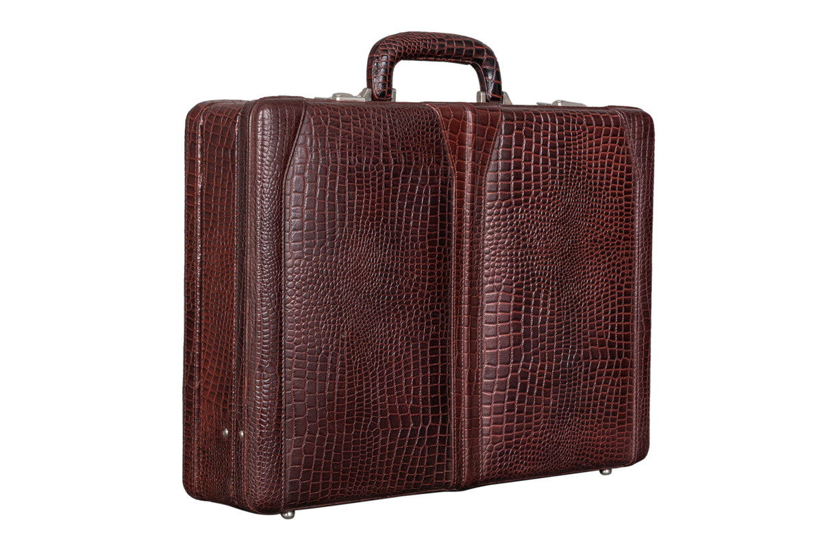 BRAND LEATHER Genuine Leather 20 L, 25 L, 30 L Briefcase For Men Use For Office|Business|Travel