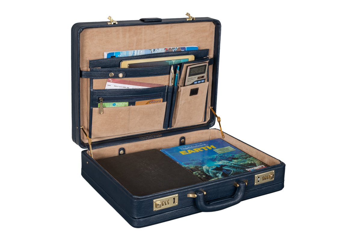 BRAND LEATHER Genuine Leather, 30 L, 35 L Extra Large Briefcase For Men Use For Office|Business|Travel