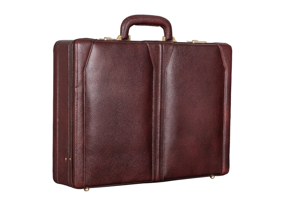 BRAND LEATHER Genuine Leather 20 L, 25 L, 30 L Briefcase For Men Use For Office|Business|Travel