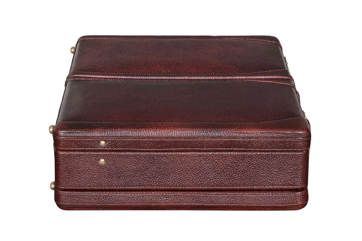 BRAND LEATHER Genuine Leather 20 L, 25 L, 30 L Briefcase For Men Use For Office|Business|Travel