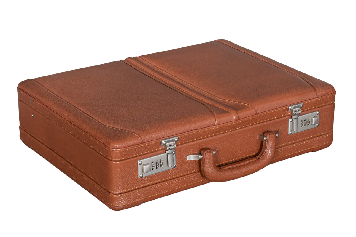 BRAND LEATHER Genuine Leather 20 L, 25 L, 30 L Briefcase For Men Use For Office|Business|Travel