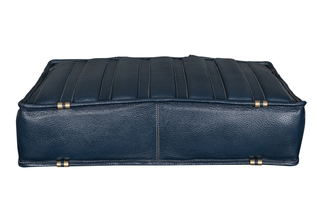 Genuine Leather Laptop Bag for Men - Office Bag, Brown - Fits Up to 14/15.6/16 Inch Laptop/MacBook - Laptop Messenger Bag/Side Shoulder Bag with Adjustable Strap - 1 Year Warranty