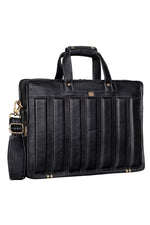 Genuine Leather Laptop Bag for Men - Office Bag, Brown - Fits Up to 14/15.6/16 Inch Laptop/MacBook - Laptop Messenger Bag/Side Shoulder Bag with Adjustable Strap - 1 Year Warranty