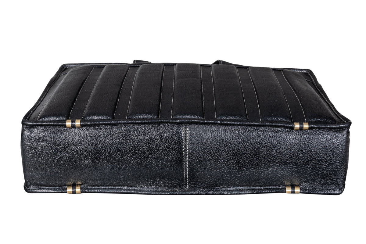 Genuine Leather Laptop Bag for Men - Office Bag, Brown - Fits Up to 14/15.6/16 Inch Laptop/MacBook - Laptop Messenger Bag/Side Shoulder Bag with Adjustable Strap - 1 Year Warranty