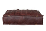 Genuine Leather Laptop Bag for Men - Office Bag, Brown - Fits Up to 14/15.6/16 Inch Laptop/MacBook - Laptop Messenger Bag/Side Shoulder Bag with Adjustable Strap - 1 Year Warranty