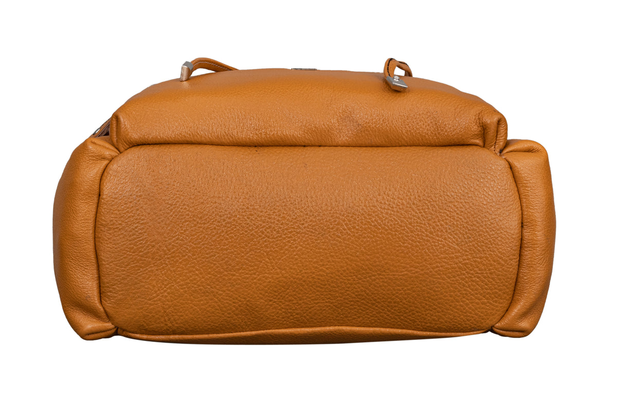 BRAND LEATHER Genuine Leather Stylish Women's Backpack Use for College|School|Office|Travel