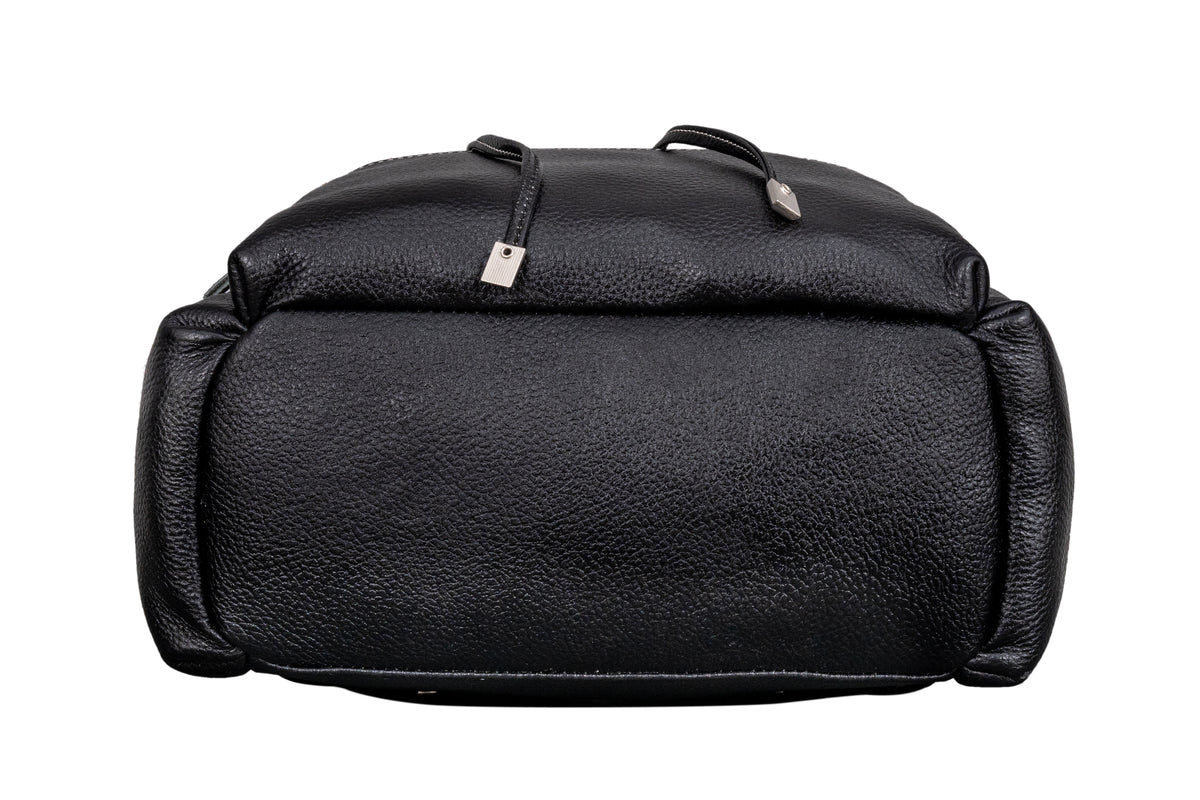 BRAND LEATHER Genuine Leather Stylish Women's Backpack Use for College|School|Office|Travel