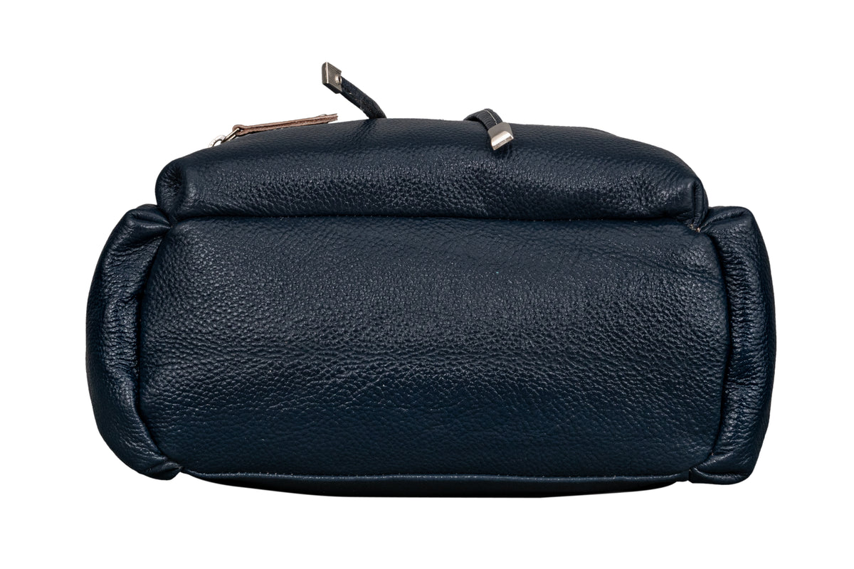 BRAND LEATHER Genuine Leather Stylish Women's Backpack Use for College|School|Office|Travel