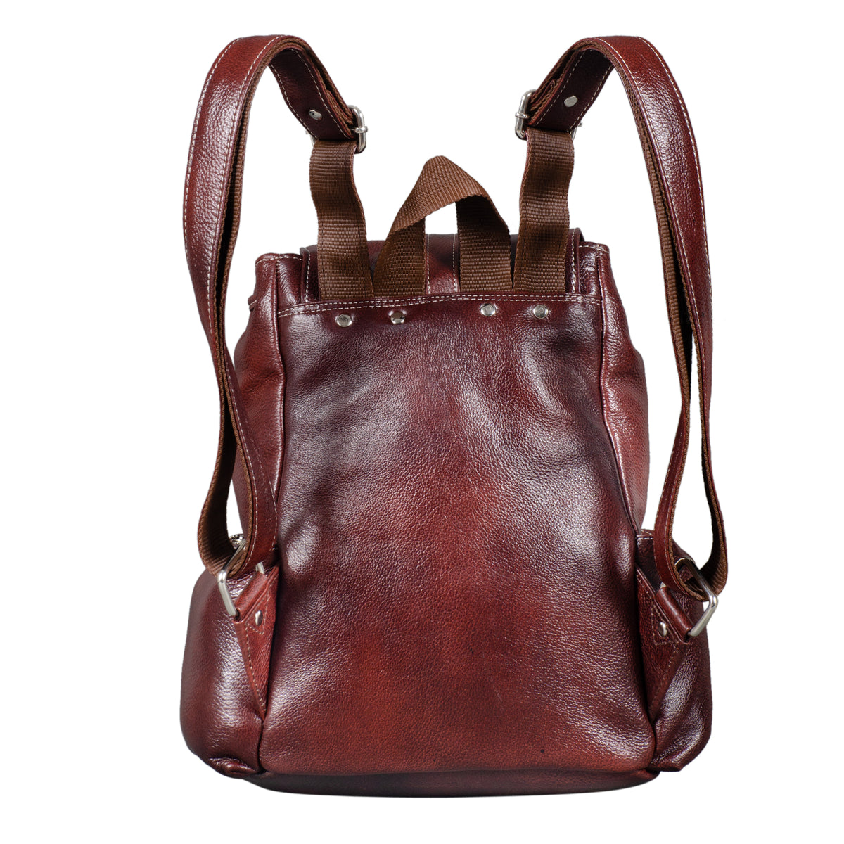 BRAND LEATHER Genuine Leather Stylish Women's Backpack Use for College|School|Office|Travel