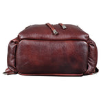 BRAND LEATHER Genuine Leather Stylish Women's Backpack Use for College|School|Office|Travel