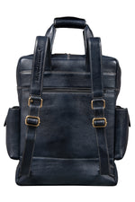 BRAND LEATHER Full Grain Buffalo - Hide Leather Backpack Large Capacity 15/15.6/16/17 Inch Laptop Bag Multi Pockets Travel Daypack