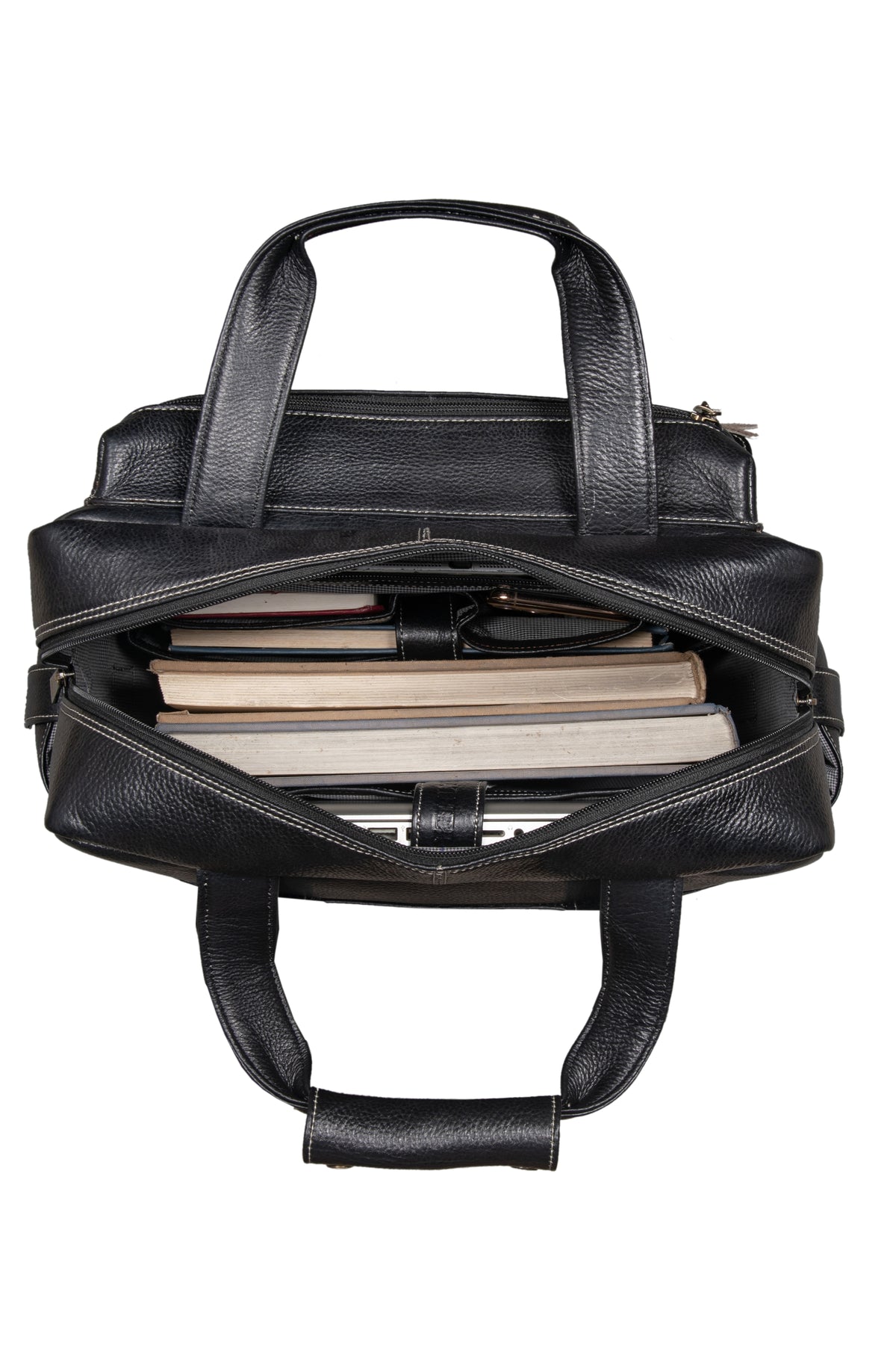 BRAND LEATHER Full Grain Buffalo - Hide Leather Backpack Large Capacity 15/15.6/16/17 Inch Laptop Bag Multi Pockets Travel Daypack