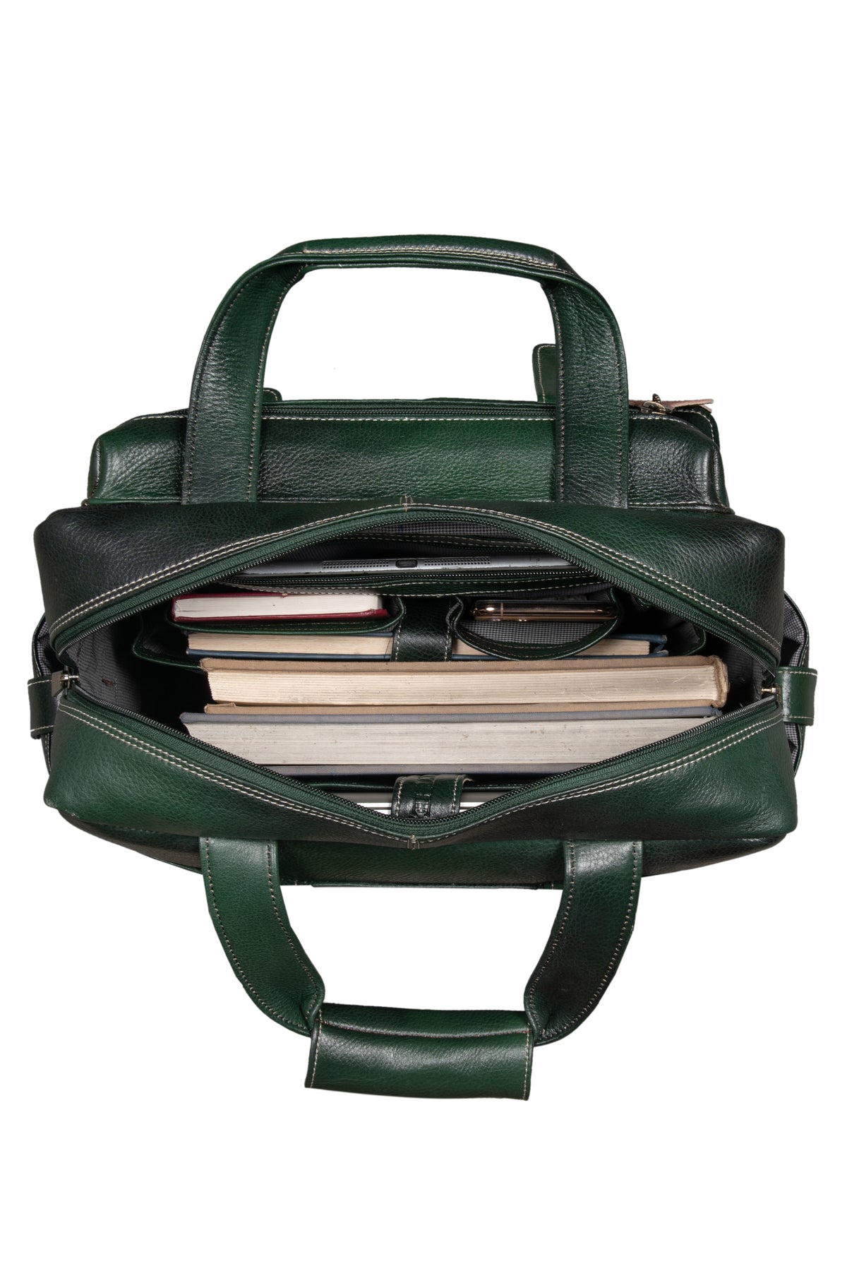 BRAND LEATHER Full Grain Buffalo - Hide Leather Backpack Large Capacity 15/15.6/16/17 Inch Laptop Bag Multi Pockets Travel Daypack